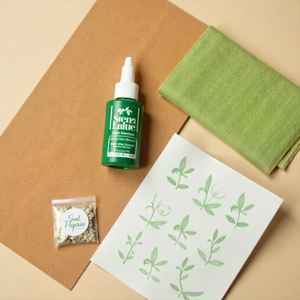 Biodegradable crafting supplies including cork and bamboo