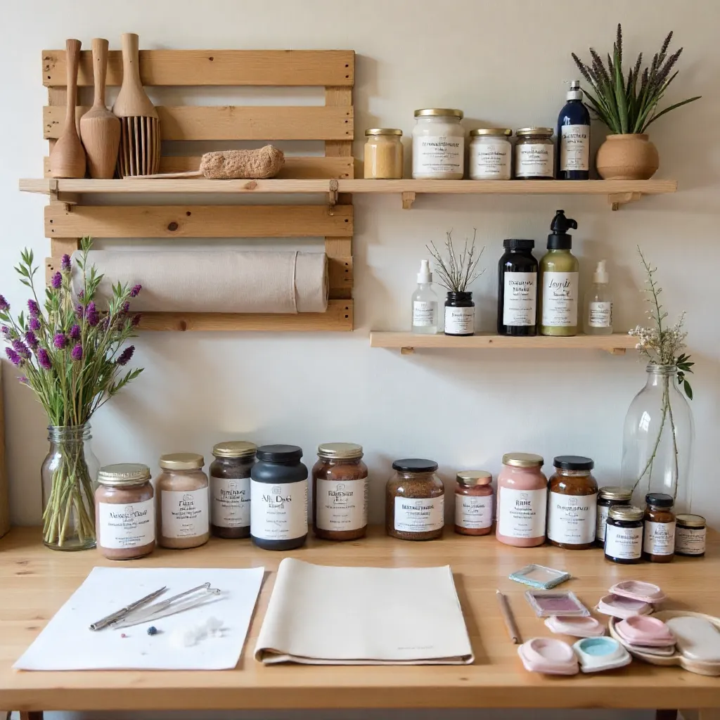 Sustainable workshop environment with eco-friendly projects